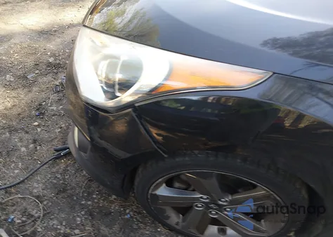 2014 Hyundai Veloster Turbo W/Black from USA, damaged, VIN KMHTC6AE4EU199602